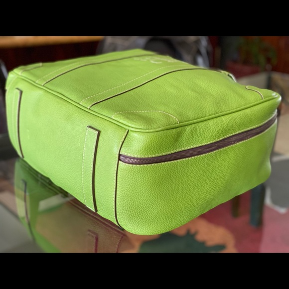 RARE Carolina Herrera weekender full grain leather - Picture 4 of 15